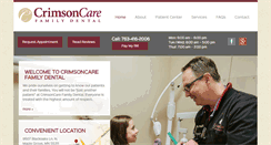 Desktop Screenshot of crimsoncaredental.com