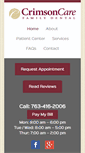 Mobile Screenshot of crimsoncaredental.com